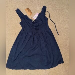 Listicle Navy Blue Casual Dress